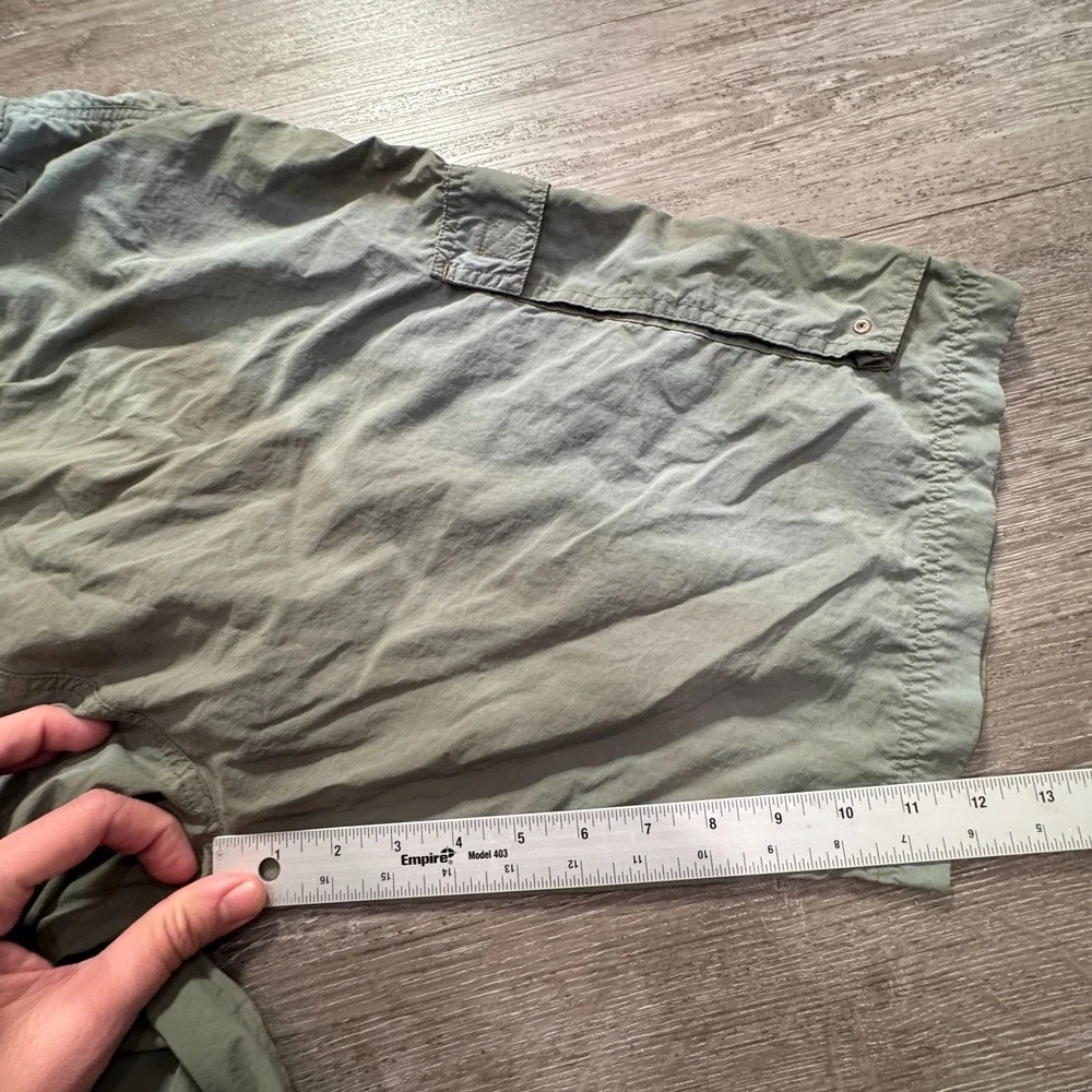 Boy Scouts of America Cargo Shorts Mens XL Green Nylon Outdoor‎ Utility Hiking